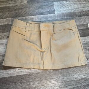 SHEIN Tan Mini Skirt
